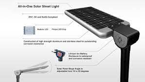Btree LED Solar Street Light -12 W gyda batri li-ion a phanel solar 20W- 广州纵横-第 2 组-杨惠萍 杨惠萍